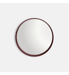 Petit miroir mural rond laqué, diamètre 60 cm La Redoute Interieurs