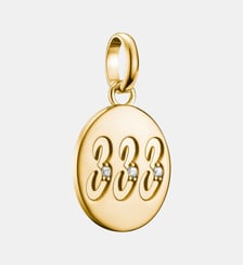 Pendentif Charm numéro angélique 333 avec pierres blanches Connect Thomas Sabo