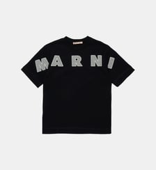 T-shirt logo en coton Marni
