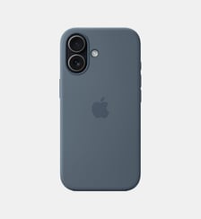 Coque iPhone 17 MagSafe siicone Bleu maritime Apple