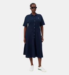 Robe polo évasée Petit Piqué Lacoste