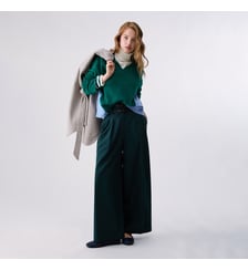 Pantalon évasé en flanelle Liu Jo