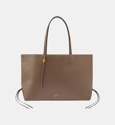 Cabas moyen en cuir avec détails métalliques Pinko