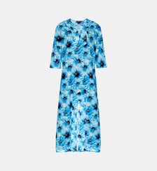 Caftan en voile de coton Poppies Vilebrequin