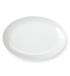 Plat ovale ovale à l'unité Médard de Noblat