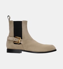 Boots Chelsea Anthem en cuir suédé Balmain