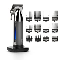 Tondeuse cheveux E996E - super-X metal series, molette réglable, 55 hauteurs de coupe, précision 0,2 mm, 180 mn Babyliss