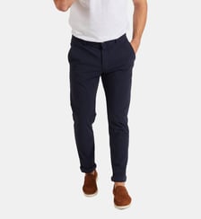 Pantalon ajusté Serge Lescada stretch recyclé-Gris clair-S Cala 1789
