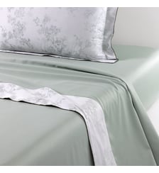 Drap plat en satin Yves Delorme