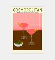 Poster    Cosmopolitan - PSTR studio x Elin PK Poster & Frame