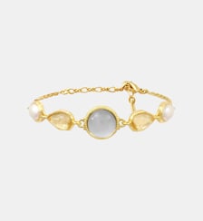 Bracelet Océane  doré à l'or fin - Oceane Satellite