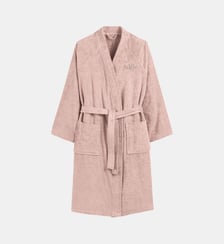Peignoir éponge col kimono personnalisé La Redoute Interieurs