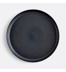 Lot 4 assiettes plates grès émail réactif La Redoute Interieurs