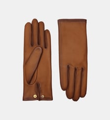 Gants Olga Femme Cuir Doublés Soie Agnelle