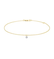 Bracelet 360° - Diamant 0,07ct - Or jaune 750‰ La Brune & La Blonde