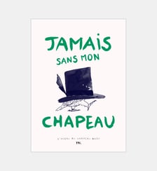 Poster   L'Oiseau au Chapeau Bleu - The Poster Club x Another Art Project Poster & Frame