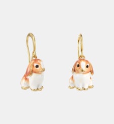 Boucles d'oreilles hook lapin bélier Les Néréides