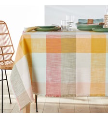 Nappe coton tissé-teint La Redoute Interieurs