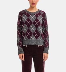 Pull à losanges contrastés - ROXANE Pablo