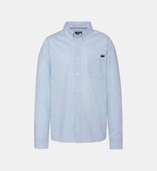 Chemise manches longues avec poche planquée Schott