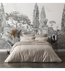 Housse de couette unie en satin de coton bio, TEOPHILE Alexandre Turpault