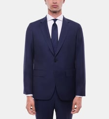 Veste de costume grande taille en serge Fursac