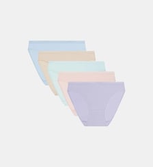 Lot de 5 Slips Coton Dim x IDLF Dim