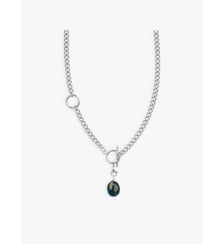 Collier ben en acier Agnès b.