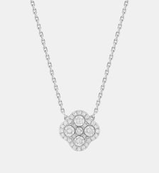 COLL. MINI TREFLE SERTI DIAMANTS + DIAM. G. OR750 Morganne Bello