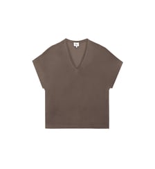 T-shirt manches courtes col v uni MARCELINA La Petite Etoile
