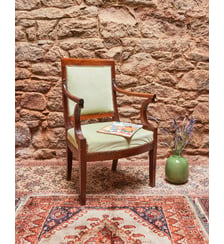 Fauteuil style Directoire en bois Ernest N°1019- Produit chiné Debongout