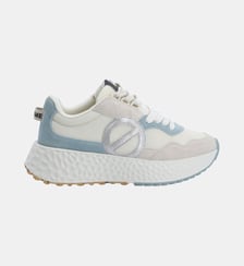 CARTER JOGGER -  BLANC CASSE/BLEU CIEL/ARGENT No Name