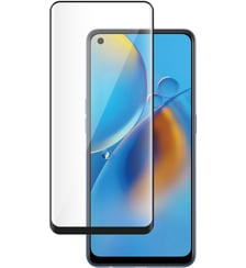 Protège écran Oppo A76 A96 Lite Verre trempé noir Bigben