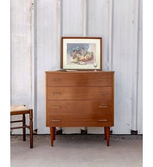 Commode scandinave en bois Olga N°697- Produit chiné Debongout