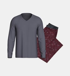 Ensemble pyjama long à motif Impetus