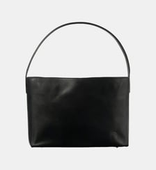 Sac cabas cuir Léonore grand format bordeaux Ines de la Fressange Paris