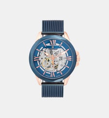 Montre automatique Round Bleu MOW804 Montignac