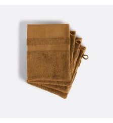 Lot de 4 gants de toilette en coton peigné 600g/m2 La Redoute Interieurs