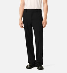 Pantalon coupe droite en laine AMI Paris
