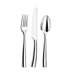 Couverts entrée, fromage, dessert pour 6 personne en acier inoxydable Couzon