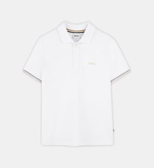 Polo avec rayures tricolores BOSS Kidswear