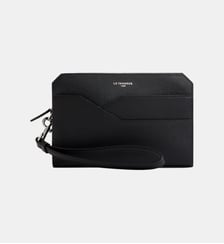 Pochette avec dragonne Gaston en cuir grain croisé Le Tanneur