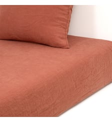 Drap housse  en lin lavé Desforges