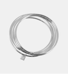 Bracelet jonc Theon  en Acier Zag Bijoux