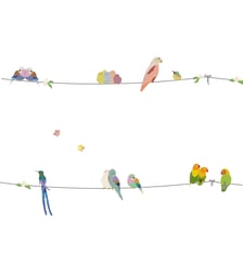 Frise adhésive With the birds Mimi' lou