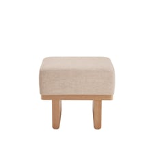 Tabouret ANCA  Bois et velours lumineux Madura