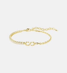 Bracelet Matrix, Doré à l’or 18 carats (750/1000) Swarovski