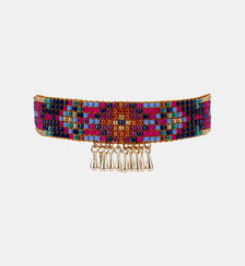 Bracelet perles tissées et cabochon central PRAVEEN Hipanema