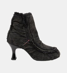 D-Woodstock - Bottes en denim à talon Diesel
