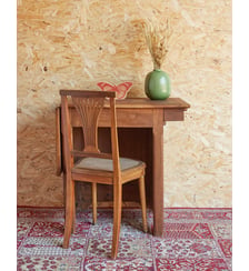 Table de couture en bois Francine N°942- Produit chiné Debongout